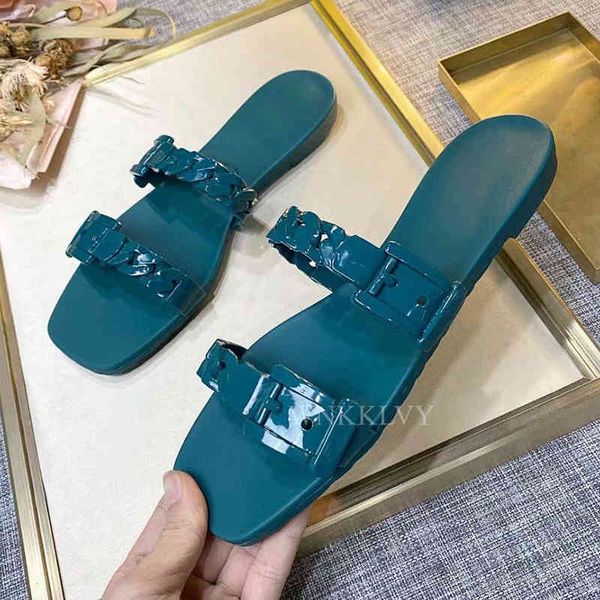 80% off shoes summer flat chain jelly slippers women square toe pvc sandals female comfort seaside vacation beach shoes outside wear slides, Black
80% off shoes summer flat chain jelly slippers women square toe pvc sandals female comfort seaside vacation beach shoes outside wear slides, Black