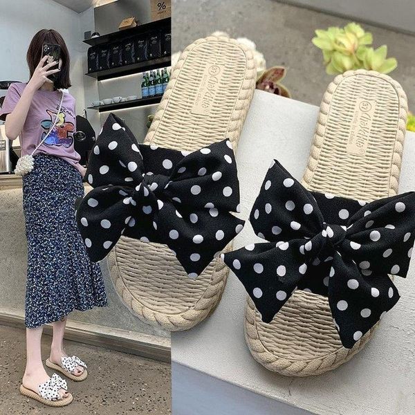 straw canvas small dots folds designer summer slippers shoes women slip on flat flip flops outdoor slides light beach sandals, Black
straw canvas small dots folds designer summer slippers shoes women slip on flat flip flops outdoor slides light beach sandals, Black