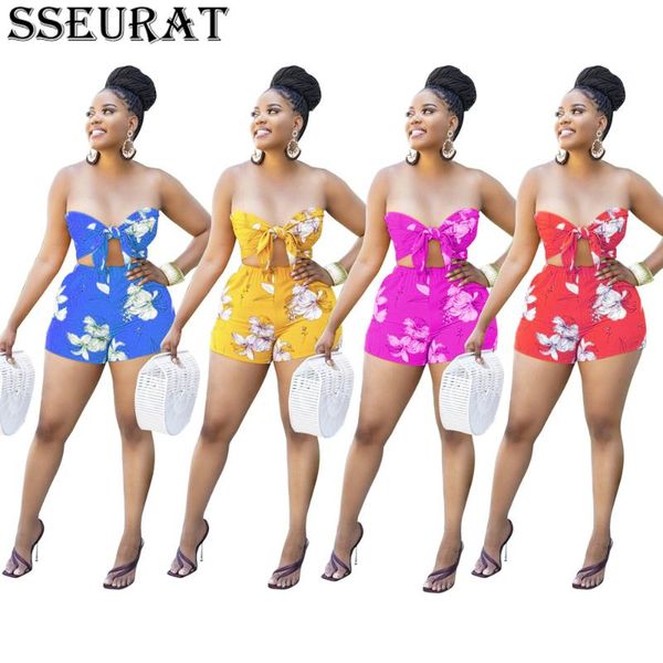 women's tracksuits sseurat women set floral print sleeveless strapless bandage crop strechy shorts two 2 piece sets outfits summer, Gray
women's tracksuits sseurat women set floral print sleeveless strapless bandage crop strechy shorts two 2 piece sets outfits summer, Gray