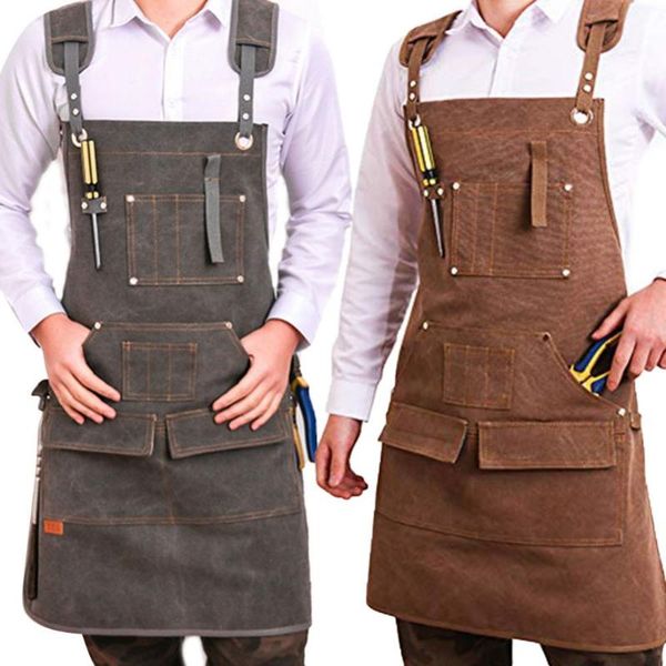aprons durable goods heavy duty canvas work apron with tool pockes cross-back strap adjustable for woodworking painting kitchen
aprons durable goods heavy duty canvas work apron with tool pockes cross-back strap adjustable for woodworking painting kitchen