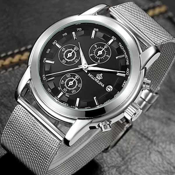 wristwatches orkina watches men luxury brand sports quartz chronograph 6 hands auto date mesh stainless steel clock relogio masculino, Slivery;brown
wristwatches orkina watches men luxury brand sports quartz chronograph 6 hands auto date mesh stainless steel clock relogio masculino, Slivery;brown