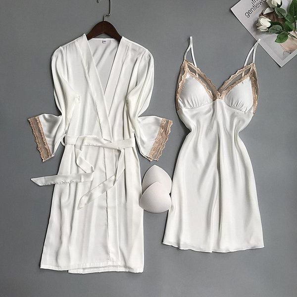 women's sleepwear split women rayon robe sets bride dressing bathrobe gown 2pcs kimono bath v-neck nightgown sleepshirt lounge summe ho, Black;red
women's sleepwear split women rayon robe sets bride dressing bathrobe gown 2pcs kimono bath v-neck nightgown sleepshirt lounge summe ho, Black;red