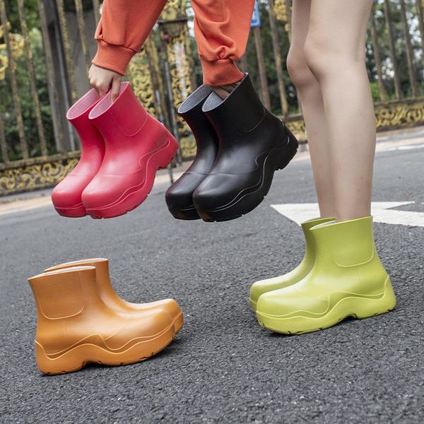 boots big head short avocado waterproof rain women's increased platform fashion 35-40, Black
boots big head short avocado waterproof rain women's increased platform fashion 35-40, Black