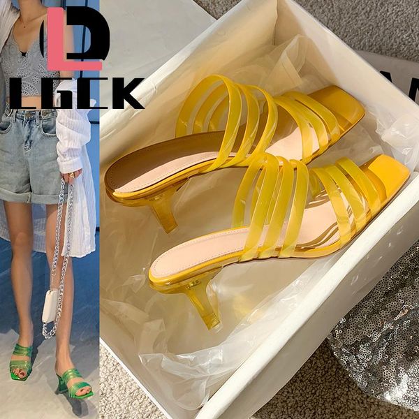 women square toe sandals pvc jelly crystal heel transparent clear high heels summer pumps outdoor casual shoe slippers, Black
women square toe sandals pvc jelly crystal heel transparent clear high heels summer pumps outdoor casual shoe slippers, Black