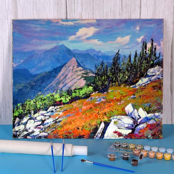 paintings landscape mount dovbushanka painting by numbers complete kit oil paints 40*50 decorative handiwork
paintings landscape mount dovbushanka painting by numbers complete kit oil paints 40*50 decorative handiwork
