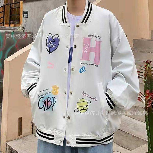 2021ss national fashion biao size early autumn men's and women's lovers' friend baseball et campus style, Black
2021ss national fashion biao size early autumn men's and women's lovers' friend baseball et campus style, Black