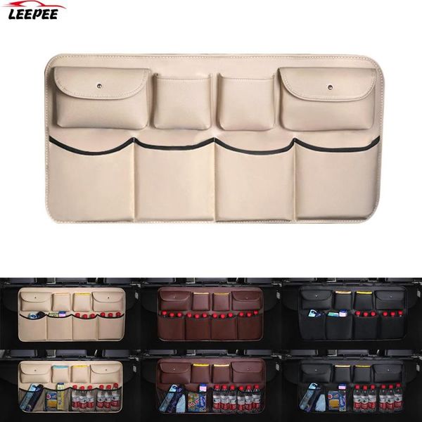 car organizer auto stowing tidying multi hanging nets pocket rear seat back storage bag pu leather trunk
car organizer auto stowing tidying multi hanging nets pocket rear seat back storage bag pu leather trunk