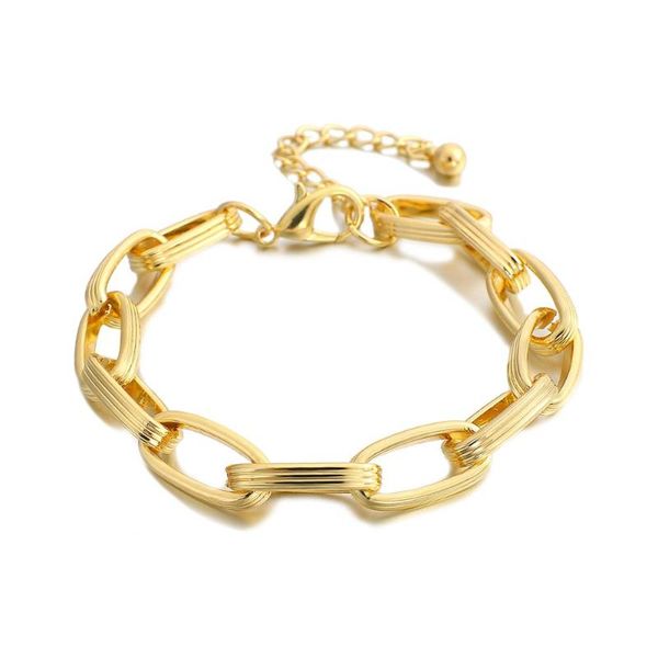 link, chain aensoa gold color metal link creative bracelet bangle 2021 fashion punk women party jewelry, Black
link, chain aensoa gold color metal link creative bracelet bangle 2021 fashion punk women party jewelry, Black