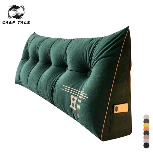 pillow removable bedside velet cushion triangular bed backrest for couple soft large waist sofa tatami
pillow removable bedside velet cushion triangular bed backrest for couple soft large waist sofa tatami