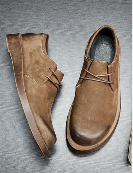 dress shoes men's british style retro nubuck leather big toe casual fashion tooling lace-up spring models, Black
dress shoes men's british style retro nubuck leather big toe casual fashion tooling lace-up spring models, Black