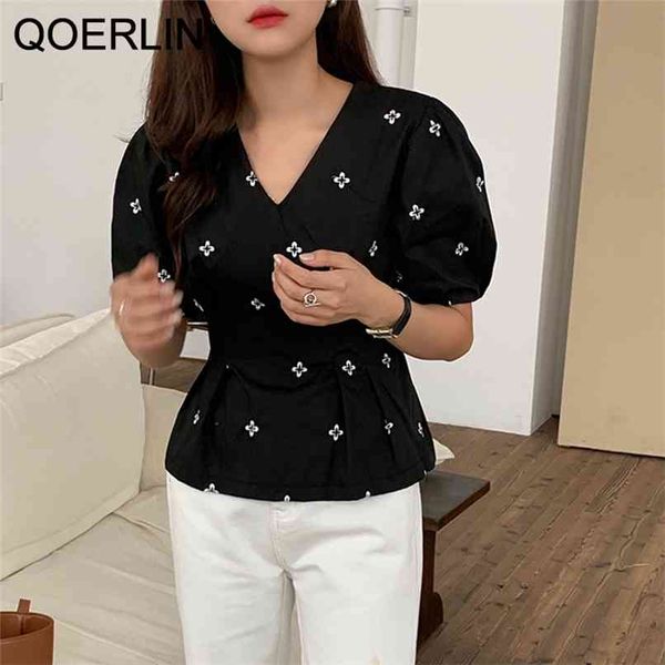 summer retro loose vintage blouses embroidered chic puff sleeve sweet elegant female shirts 210601, White
summer retro loose vintage blouses embroidered chic puff sleeve sweet elegant female shirts 210601, White