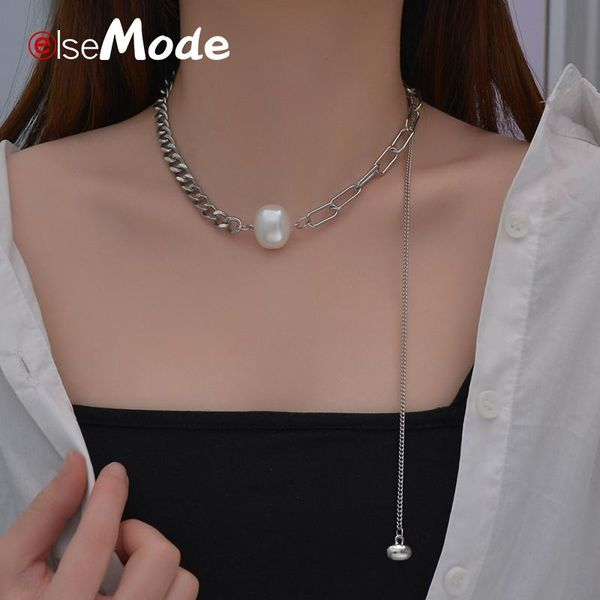 elegant pearl women choker necklace gold silver color stainless steel thick link collar clavicle statement jewelry pendant necklaces
elegant pearl women choker necklace gold silver color stainless steel thick link collar clavicle statement jewelry pendant necklaces