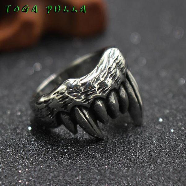 domineering silver color stainless steel men animal teeth biker ring cool devil punk gothic rings for male jewelry gift cluster, Golden;silver
domineering silver color stainless steel men animal teeth biker ring cool devil punk gothic rings for male jewelry gift cluster, Golden;silver
