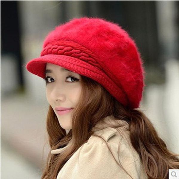 berets women's winter warm knit cap beret version of korea plus cashmere thick ear protection lady duck tongue fur, Blue;gray
berets women's winter warm knit cap beret version of korea plus cashmere thick ear protection lady duck tongue fur, Blue;gray