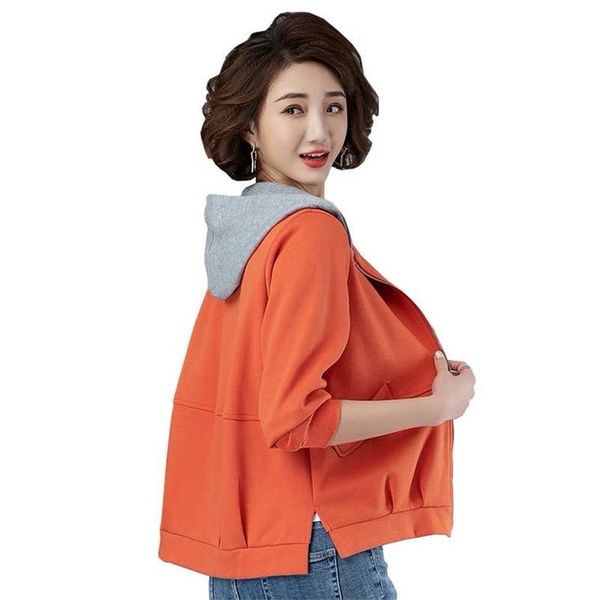 women's jackets women hooded jacket female short coat 2021 autumn korean loose fashion cardigan femme plus size zipper overcoat 3xld, Black;brown
women's jackets women hooded jacket female short coat 2021 autumn korean loose fashion cardigan femme plus size zipper overcoat 3xld, Black;brown
