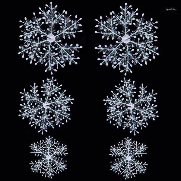 christmas decorations 6pcs classic white snowflake ornaments holiday party home 2021 year xmas decor navidad decoraciones #0651
christmas decorations 6pcs classic white snowflake ornaments holiday party home 2021 year xmas decor navidad decoraciones #0651
