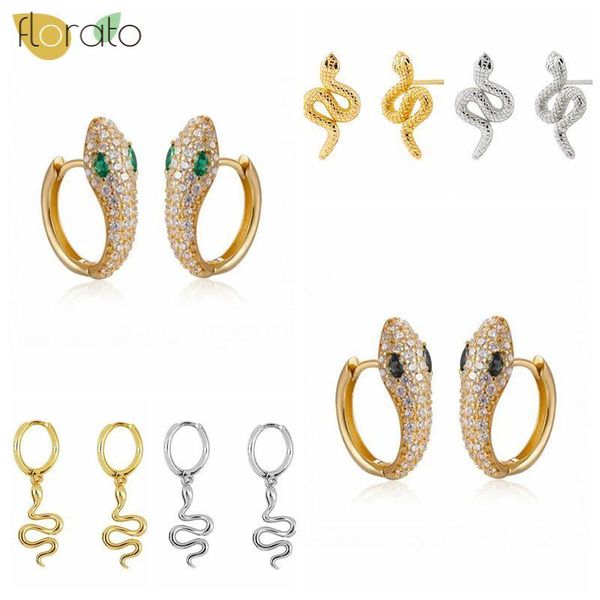 hoop & huggie punk 925 sterling silver small earrings for women fashion animal snake shaped gold jewelry, Golden;silver
hoop & huggie punk 925 sterling silver small earrings for women fashion animal snake shaped gold jewelry, Golden;silver