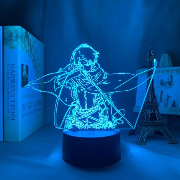 night lights anime attack on titan 3d light levi ackerman for bedroom decoration kids manga decor led rgb table lamp gift
night lights anime attack on titan 3d light levi ackerman for bedroom decoration kids manga decor led rgb table lamp gift