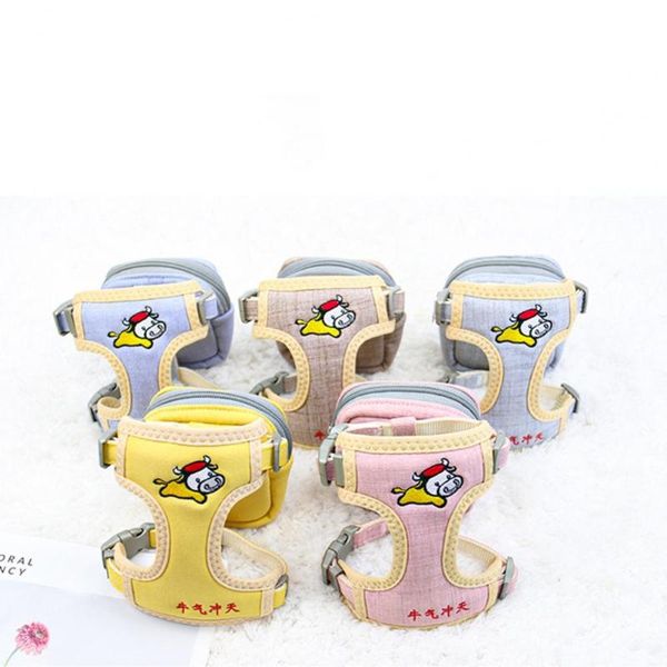 dog collars & leashes pure cotton traction rope detachable backpack explosion proof pet chest strap for walking cute cartoon portable bag
dog collars & leashes pure cotton traction rope detachable backpack explosion proof pet chest strap for walking cute cartoon portable bag