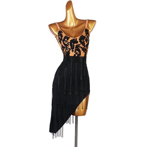 stage wear black blue fringe latin competition dress rumba cha salsa tango dance s-xxxl lq264, Black;red
stage wear black blue fringe latin competition dress rumba cha salsa tango dance s-xxxl lq264, Black;red