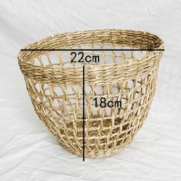 handmade storage basket natural seaweed woven flower pot garden planter decor planters & pots
handmade storage basket natural seaweed woven flower pot garden planter decor planters & pots