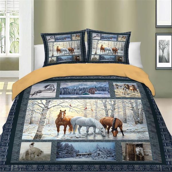bedding sets 3d horse printed bed linen retro king duvet cover set twin full single double for teen kid boy with pillowcase
bedding sets 3d horse printed bed linen retro king duvet cover set twin full single double for teen kid boy with pillowcase