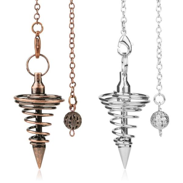 metal pendulum spiral cone necklace ornament antique copper gravity concentrator pendant creative jewelry chokers, Golden;silver
metal pendulum spiral cone necklace ornament antique copper gravity concentrator pendant creative jewelry chokers, Golden;silver