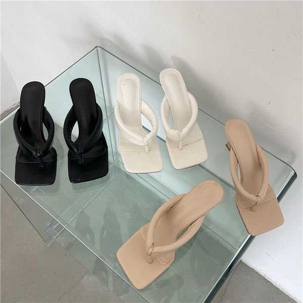 slippers stylish black white beige clip toe pu female footwear women's shoes flip flops square head beach high heels sandals
slippers stylish black white beige clip toe pu female footwear women's shoes flip flops square head beach high heels sandals