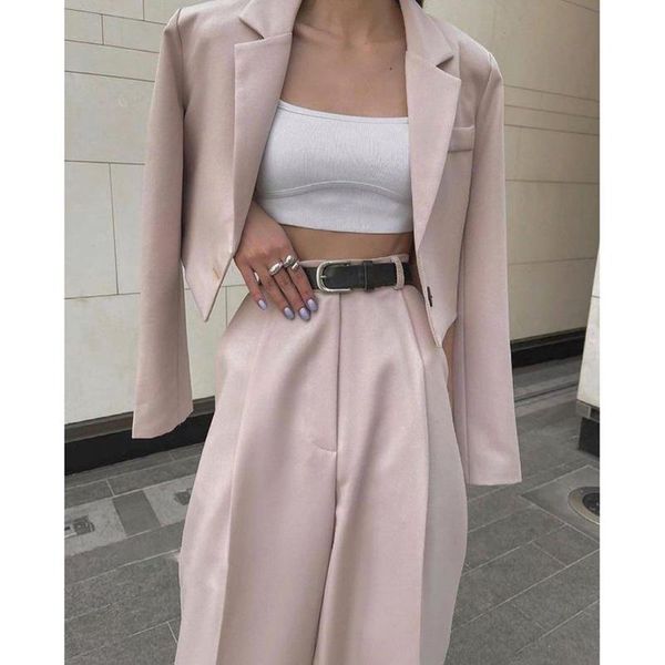 women's two piece pants solid notched suits women fashion single button blazers suit elegant full length flare female ladie, White
women's two piece pants solid notched suits women fashion single button blazers suit elegant full length flare female ladie, White