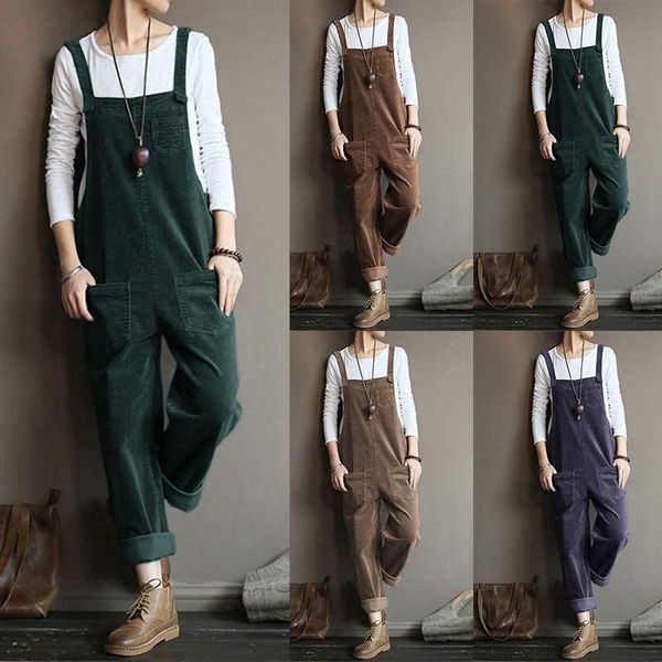women's jumpsuits & rompers corduroy 2022 kaftan casual overalls suspender playsuits female pantalon plus size turnip 5xl, Black;white
women's jumpsuits & rompers corduroy 2022 kaftan casual overalls suspender playsuits female pantalon plus size turnip 5xl, Black;white