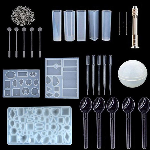 cake tools diy bracelet pendant epoxy mold 10 piece set crystal silicone with dropper stirring rod claw nail jewellery moul
cake tools diy bracelet pendant epoxy mold 10 piece set crystal silicone with dropper stirring rod claw nail jewellery moul