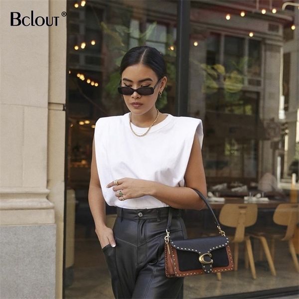 bclout spring summer sleeveless loose women fashion o neck tank sport vest female casual basic shirt camis 210319, Black
bclout spring summer sleeveless loose women fashion o neck tank sport vest female casual basic shirt camis 210319, Black