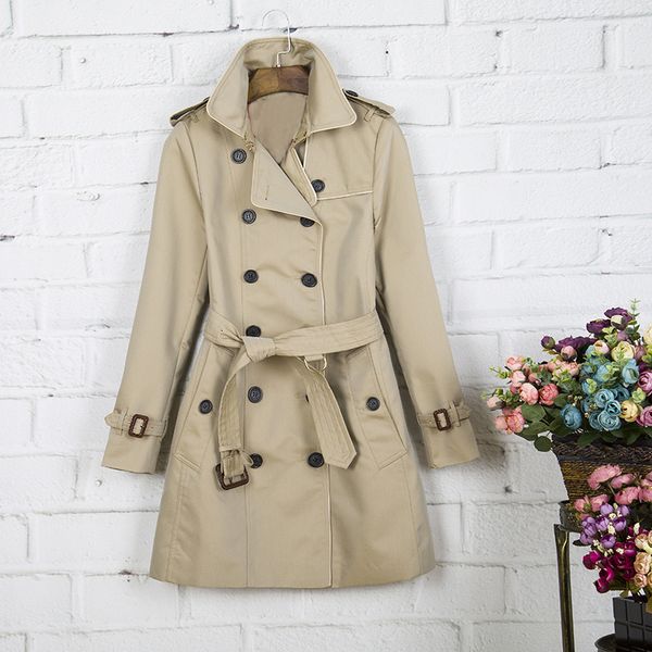 women's trench coats long classic windbreaker waterproof british high-end english style autumn winter gabadian solid color size coat d7, Tan;black
women's trench coats long classic windbreaker waterproof british high-end english style autumn winter gabadian solid color size coat d7, Tan;black