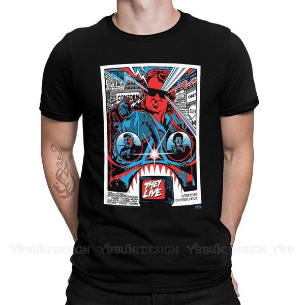 men's t-shirts they live minimalist print t shirts science fiction horror film 100% cotton clothing funny short sleeve crewneck, White;black
men's t-shirts they live minimalist print t shirts science fiction horror film 100% cotton clothing funny short sleeve crewneck, White;black