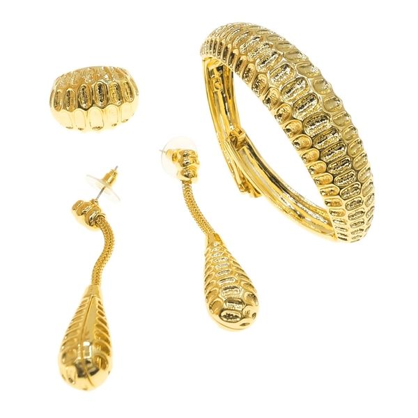 yulaili romanian gold style premium quality bracelet jewelry set wedding accessories women's 3-piece new fashion jewellery sets b0036, Silver
yulaili romanian gold style premium quality bracelet jewelry set wedding accessories women's 3-piece new fashion jewellery sets b0036, Silver