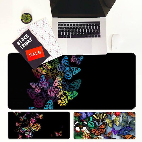 mouse pads & wrist rests butterfly pattern extra large pad big computer gaming mousepad anti-slip natural rubber with locking edge mat
mouse pads & wrist rests butterfly pattern extra large pad big computer gaming mousepad anti-slip natural rubber with locking edge mat