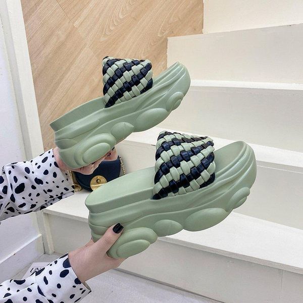 slippers shoes woman 2021 house platform rubber flip flops low pantofle luxury slides hawaiian summer designer fashion rome, Black
slippers shoes woman 2021 house platform rubber flip flops low pantofle luxury slides hawaiian summer designer fashion rome, Black