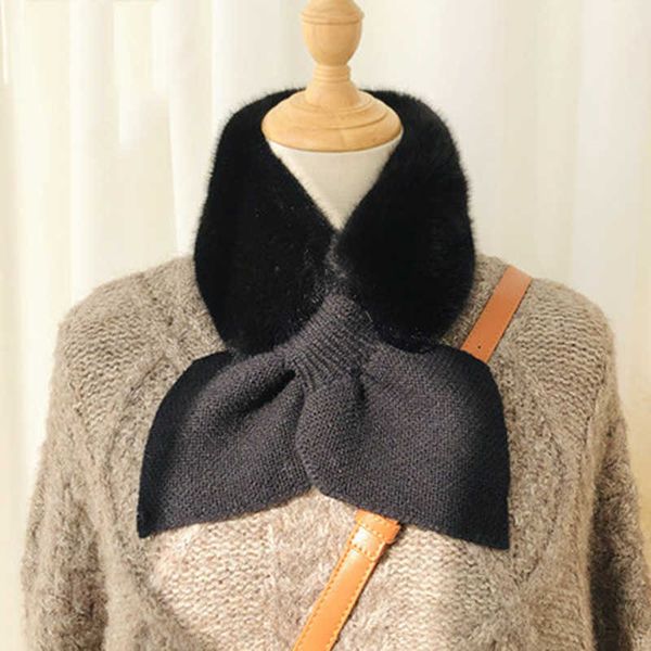 korean women bow plush knit wool warm scarf winter faux rabbit fur thicken windproof cross false collar neck guard scarves o77 h0923, Silver
korean women bow plush knit wool warm scarf winter faux rabbit fur thicken windproof cross false collar neck guard scarves o77 h0923, Silver