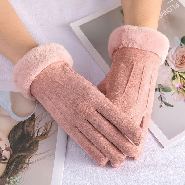 sports gloves fashion women autumn winter cute furry warm mitts full finger mittens outdoor sport cycling female screen, Black
sports gloves fashion women autumn winter cute furry warm mitts full finger mittens outdoor sport cycling female screen, Black