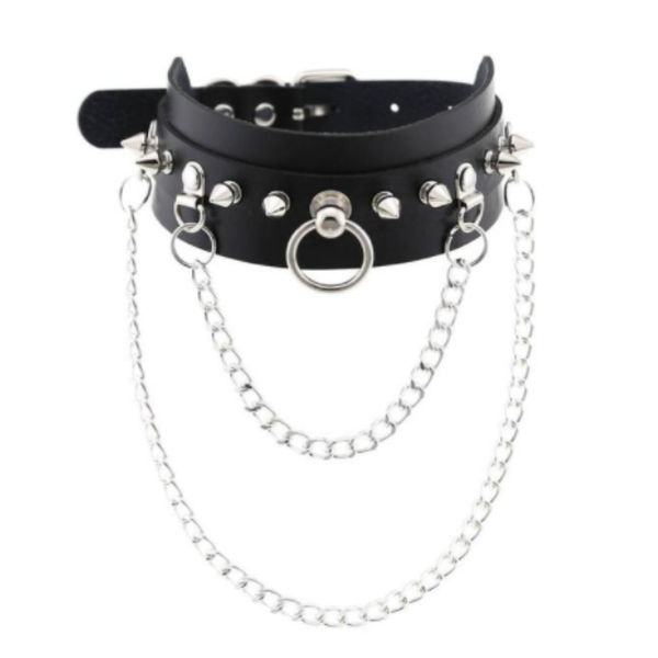 chokers goth harajuku pu leather choker spike rivet stud collar silver color multi-layer chain pendant o-round necklace, Golden;silver
chokers goth harajuku pu leather choker spike rivet stud collar silver color multi-layer chain pendant o-round necklace, Golden;silver