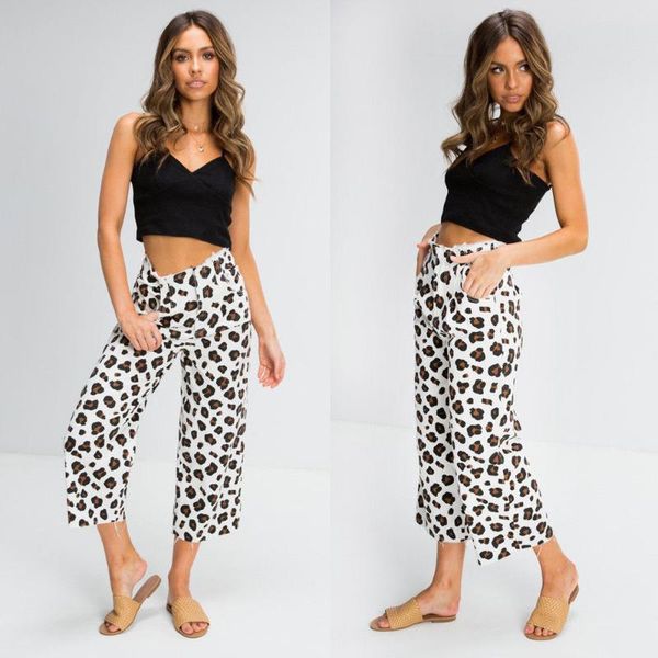 women's pants & capris women fashion palazzo wide leg high waist long loose casual leopard trousers calf-length, Black;white
women's pants & capris women fashion palazzo wide leg high waist long loose casual leopard trousers calf-length, Black;white