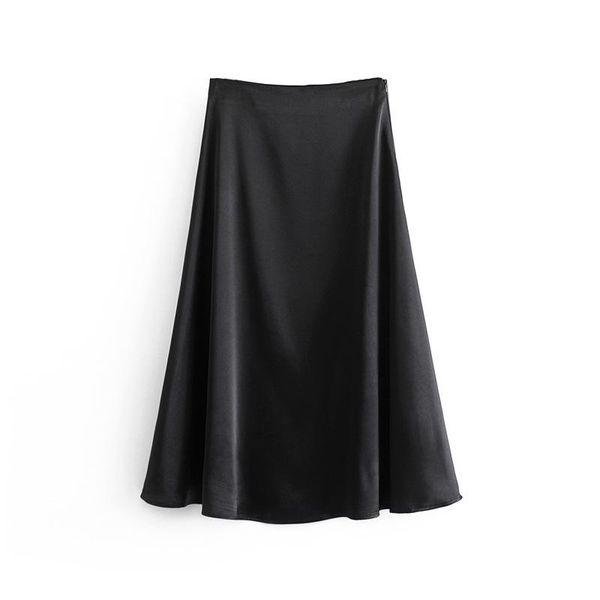 skirts high waist silk satin skirt chic black ladies gloss a-line midi 2021 elegant women clothing saia femme solid color
skirts high waist silk satin skirt chic black ladies gloss a-line midi 2021 elegant women clothing saia femme solid color