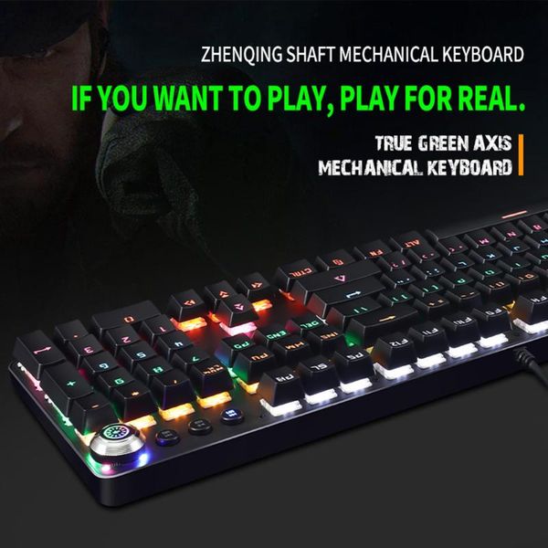 keyboards 108 keys usb wired colorful backlight gaming mechanical keyboard for windows mac professional ultra-slim
keyboards 108 keys usb wired colorful backlight gaming mechanical keyboard for windows mac professional ultra-slim