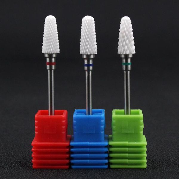 nail art equipment 1pcs 3/32'' ceramic corn shape drill bit mill cutter for electric manicure pedicure machine file, Silver
nail art equipment 1pcs 3/32'' ceramic corn shape drill bit mill cutter for electric manicure pedicure machine file, Silver