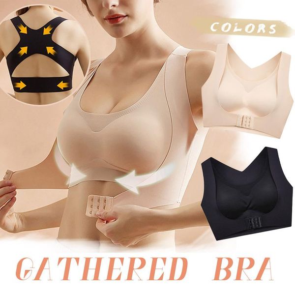 bras women for push up bra posture corrector bralette front closure female underwear cross back lingerie without steel, Red;black
bras women for push up bra posture corrector bralette front closure female underwear cross back lingerie without steel, Red;black