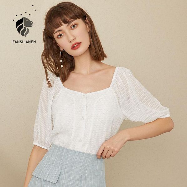 women's blouses & shirts fansilanen off shoulder chiffon white blouse shirt women embellishments polka dot female puff sleeve elegant
women's blouses & shirts fansilanen off shoulder chiffon white blouse shirt women embellishments polka dot female puff sleeve elegant