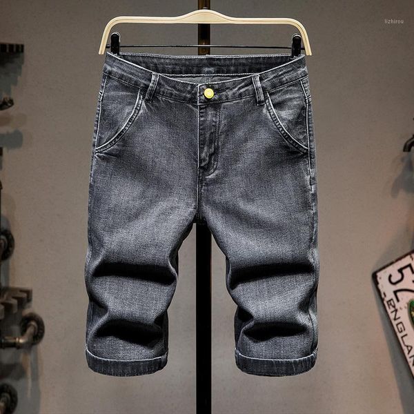 men's shorts summer gray black jeans fashion casual slim fit vintage wash denim male brand clothing, White;black
men's shorts summer gray black jeans fashion casual slim fit vintage wash denim male brand clothing, White;black