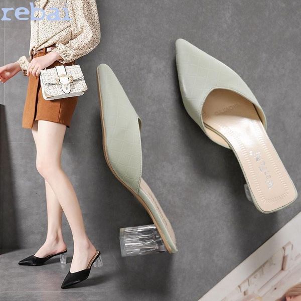 slippers white elegant office shoes women temperament high heels 5cm slip on sandals slip-on comfortable ladies 3k4u, Black
slippers white elegant office shoes women temperament high heels 5cm slip on sandals slip-on comfortable ladies 3k4u, Black