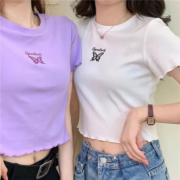 women's t-shirt 2021 cotton women t shirts summer fashion casual short sleeve slim fit elastic harajuku vintage girls student tees 085, White
women's t-shirt 2021 cotton women t shirts summer fashion casual short sleeve slim fit elastic harajuku vintage girls student tees 085, White