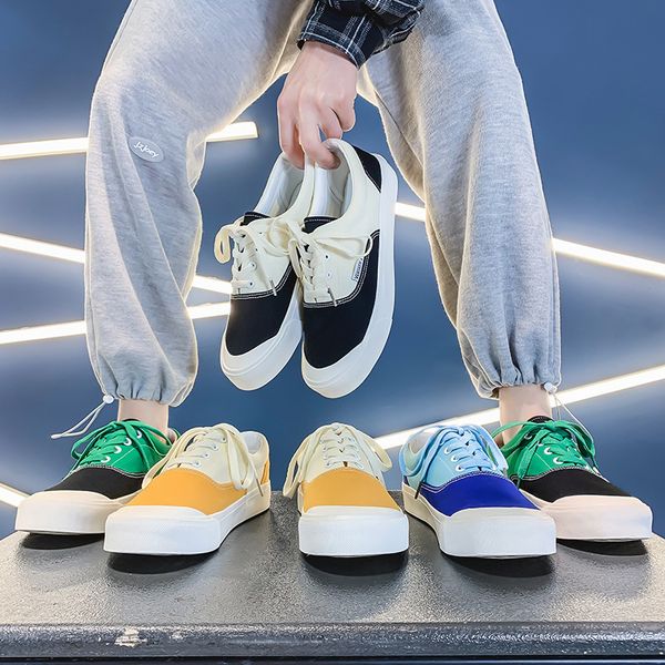 coendi era color blocking canvas low skateboarding korean lovers' casual fashion sho women's, Black
coendi era color blocking canvas low skateboarding korean lovers' casual fashion sho women's, Black
